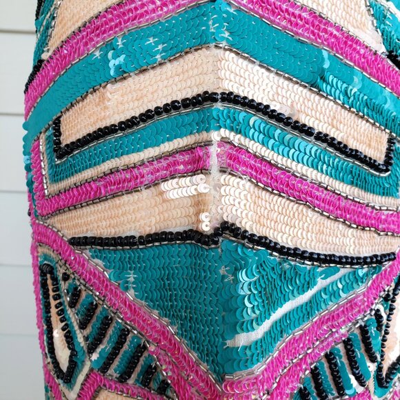 Y2K gorgeous hand sequined dress from Forever Unique London - Picture 8 of 16